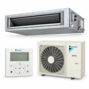 Daikin FBA100BVMA indoor unit, BRC1E63 controller and RZAV100F2V1 outdoor unit