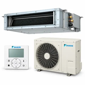 Daikin FBA71BVMA indoor unit, BRC1E63 controller and RZAV71C2V1 outdoor unit