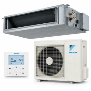 Daikin FDYA85AV19 ducted indoor unit with RZAS85C2V1 outdoor unit and BRC1E63 controller